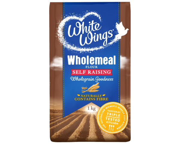 White Wings Flour Wholemeal Self Raising 1 kg White Wings Flour Wholemeal Self Raising 1 kg