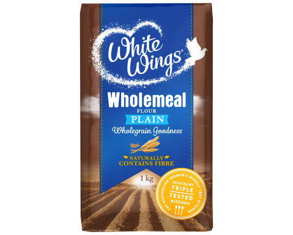 White Wings Wholemeal Flour Plain 1kg