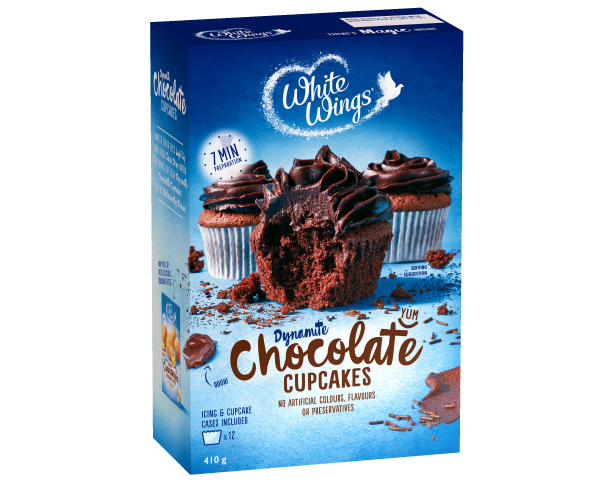 White Wings Cupcake Mix Chocolate 410 g