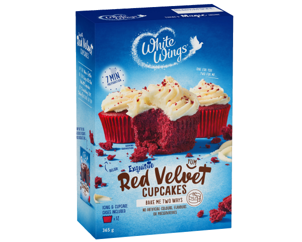 White Wings Cake Mix Red Velvet Cupcake 365 g