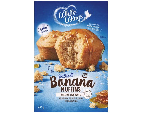 White Wings Muffin Mix Banana 455 g