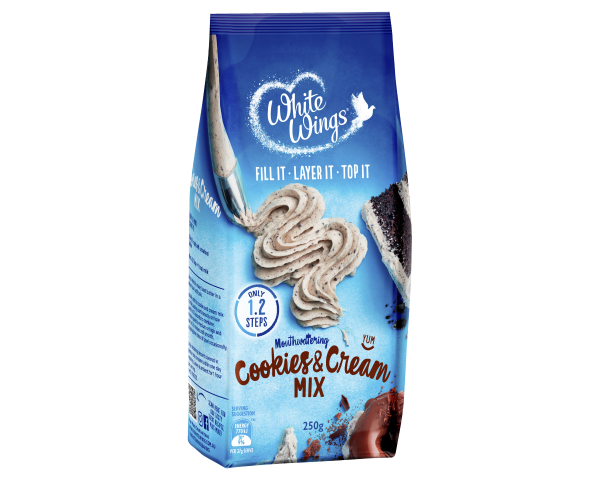 White Wings Cookies And Cream Mix 250 g