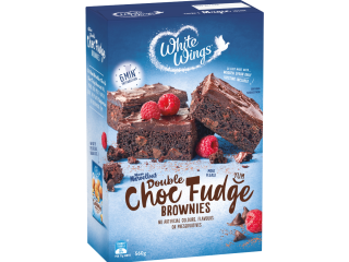 White Wings Brownie Mix Double Choc Fudge 560 g
