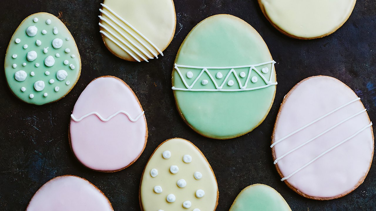 Donna Hay Brown Sugar Easter Egg Cookies