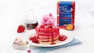 White Wings Fairy Floss Pancakes